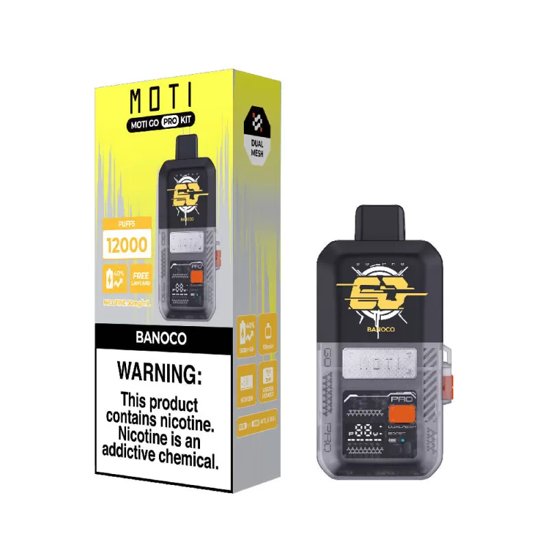 MOTI Go Pro Kit Disposable Device – 12000 Puffs - Peach Ice - Image 2