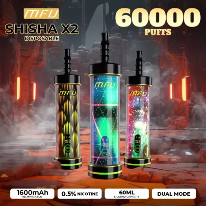MFU Shisha X2 60K Puff Disposable E-Hookah - 60,000 Puffs - Fcuking Fab