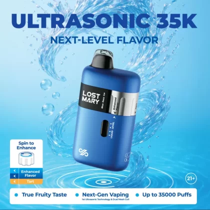 Lost Mary ULTRASONIC 35K Disposable Device - 35,000 Puffs - Pink Lemonade