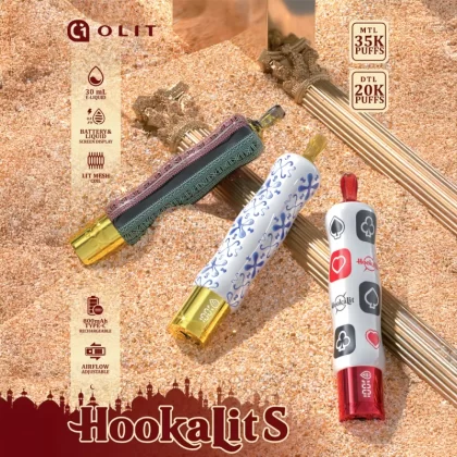 OLIT HookaLit S 35K Puff Disposable E-Hookah - 35,000 Puffs - Love 66