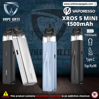 VAPORESSO XROS 5 MINI 1500mAh POD SYSTEM - Carbon Black