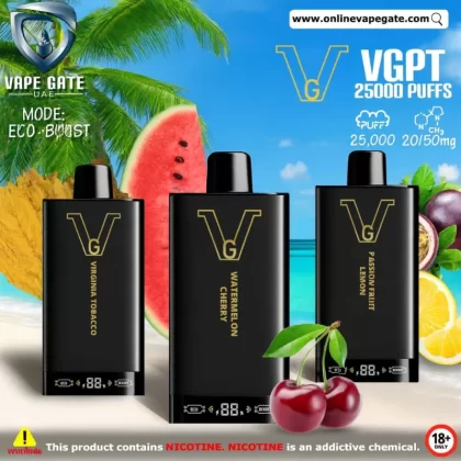 VGPT 25K Disposable Vape (25,000 Puffs) - 50 mg / Watermelon Cherry