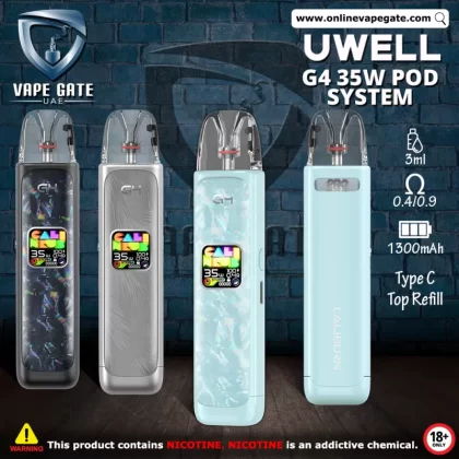 Caliburn G4 35W Pod System Kit 1300mAh - Twilight Silver