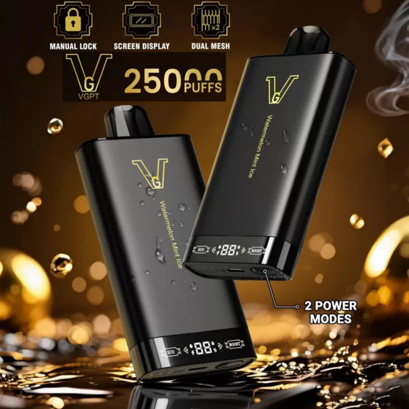 VGPT 25K Disposable Vape (25,000 Puffs) - 50 mg / Watermelon Cherry - Image 2