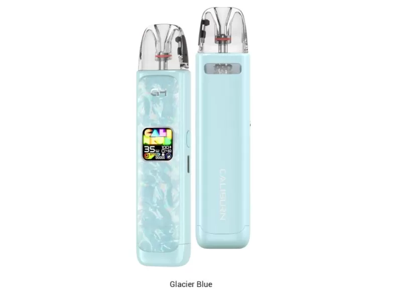 Caliburn G4 35W Pod System Kit 1300mAh - Twilight Silver - Image 2