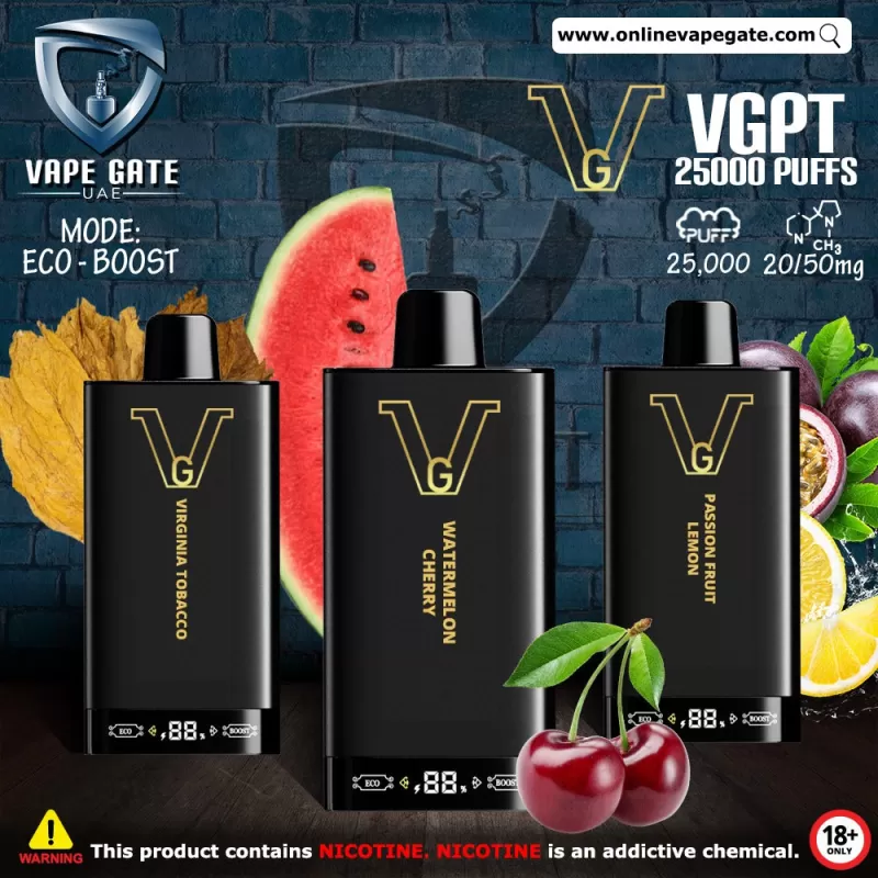 VGPT 25K Disposable Vape (25,000 Puffs) - 50 mg / Watermelon Cherry - Image 3