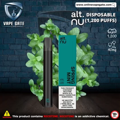 Alt.NU Disposable Vape (1,200 Puffs) - 40 mg / Spring Mint