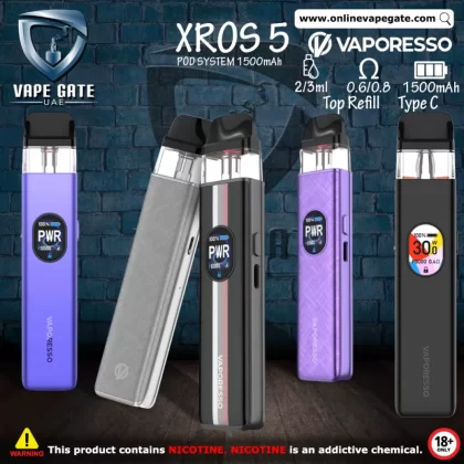 VAPORESSO XROS 5 POD SYSTEM 1500mAh - Opal Pink