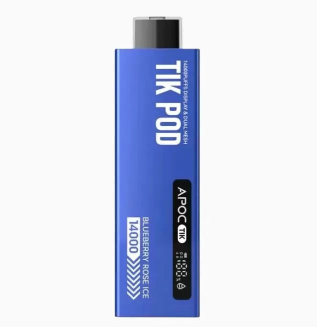 Apoc Tik Pod Rechargeable Disposable Vape (14,000 Puffs) - Strawberry Watermelon / 30 mg - Image 3
