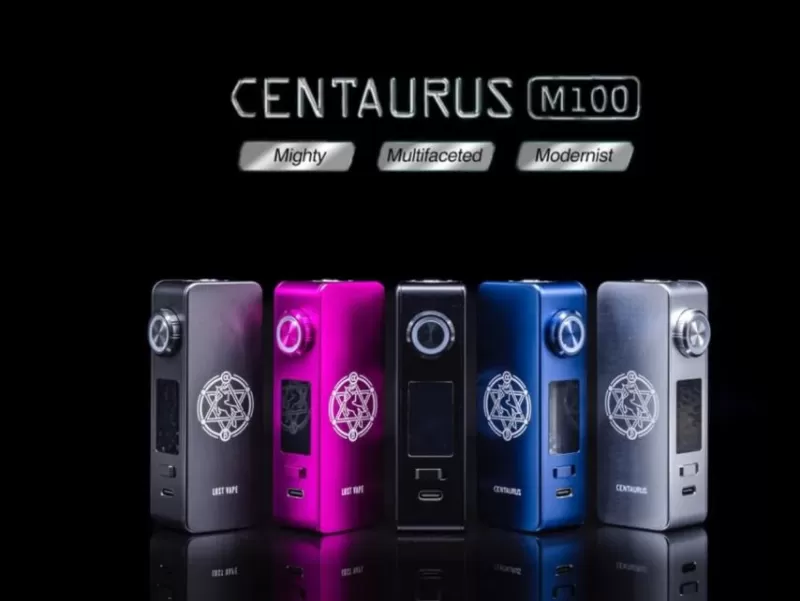 Lost Vape Centaurus M100 Box Mod - Knight Black - Image 2