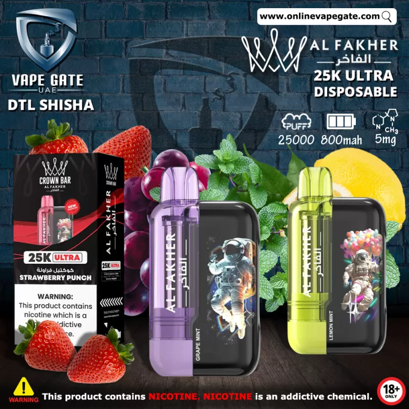 Al Fakher - 25K Ultra Disposable Vape (25,000 Puffs) - Magic Love / 5 mg