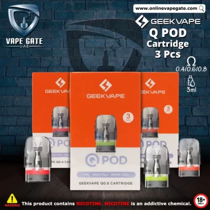 Geekvape Wenax Q Replacement Pods (3ml) - 0.6 ohm