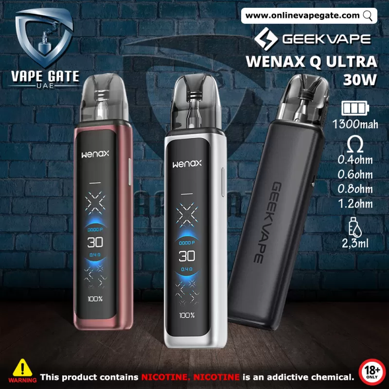 Geekvape Wenax Q Ultra 30W Pod Kit - Coastal Blue