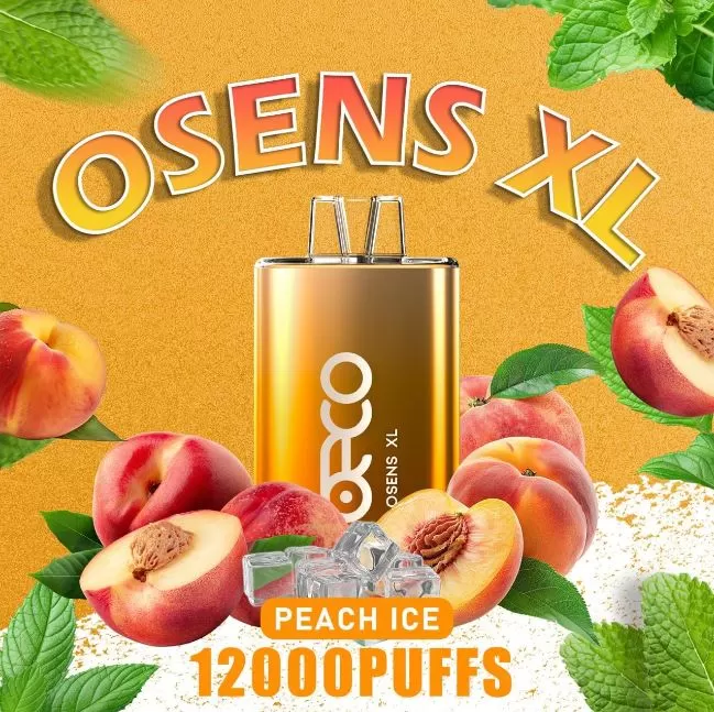 Beco Osens XL Disposable Vape (12,000 Puffs) - 20 mg / Peach Ice - Image 3