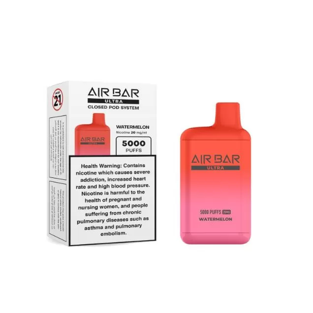 Air Bar - Ultra Disposable Vape (5000 Puffs) - Strawberry Watermelon / 20 mg - Image 2