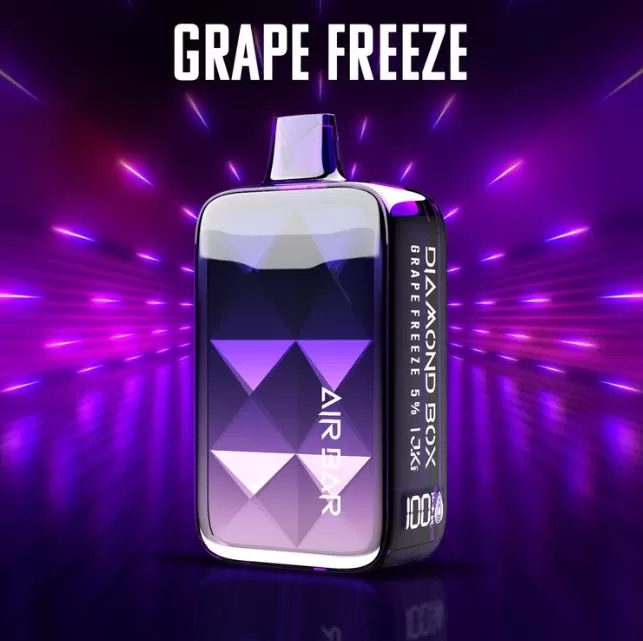 Air Bar - Diamond Box Rechargeable Disposable Vape (20,000 Puffs) - 20 mg / Peach Ice - Image 2