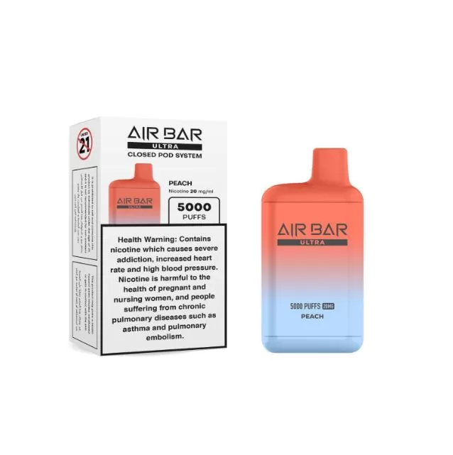 Air Bar - Ultra Disposable Vape (5000 Puffs) - Strawberry Watermelon / 20 mg - Image 3
