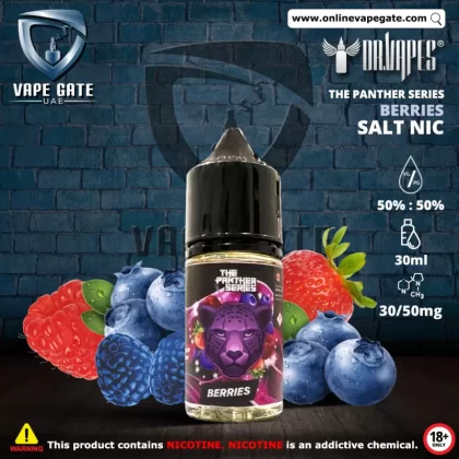 Berries - The Panther Series 30ml Saltnic by Dr. Vapes - 30 mg / 30 ml