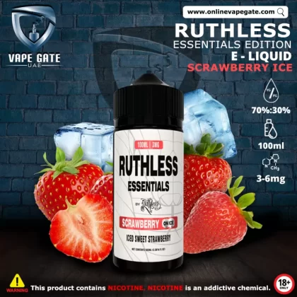 SCRAWBERRY ICE BY RUTHLESS ESSENTIALS EDITION - 6 mg / 100 ml
