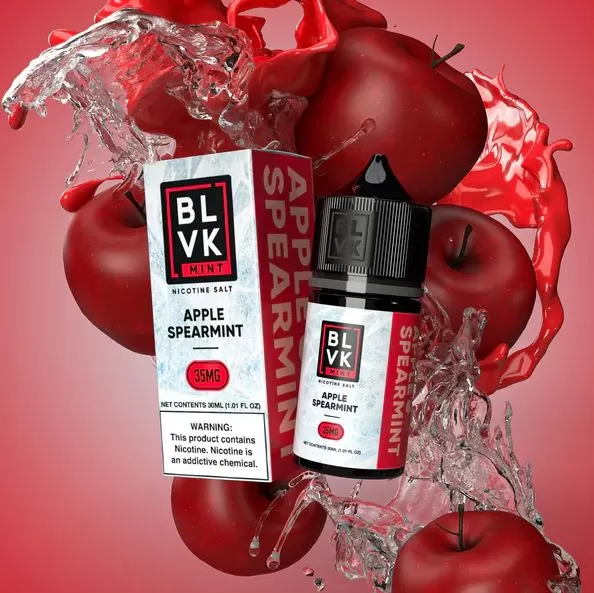 APPLE SPEARMINT - BLVK MINT SALTS - 30ML - 50 mg / 30 ml - Image 2