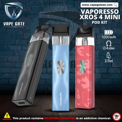 VAPORESSO XROS 4 MINI 1000mAh POD SYSTEM - Space Gray