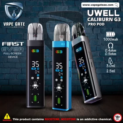 Uwell Caliburn G3 Pro Pod System Kit 1000mAh - Stone Grey