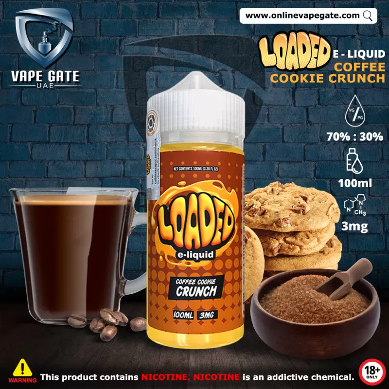 Coffee Cookie Crunch - Loaded 100ml - 6 mg / 100 ml