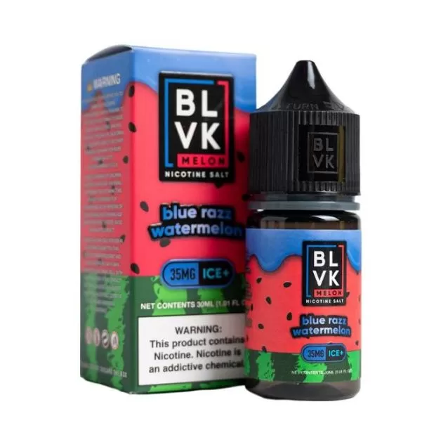 WATERMELON BLUE RAZZ ICE - BLVK MELON SALTS - 30ML - 35 mg / 30 ml - Image 2