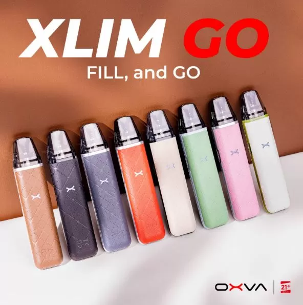 OXVA Xlim GO Pod Kit 1000mAh - Light Brown - Image 2