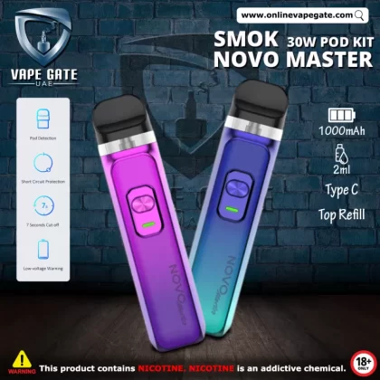 SMOK NOVO MASTER 30W POD SYSTEM - Black Gunmetal