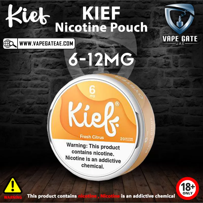 Kief Nicotine Pouches - 12 mg / Fresh CItrus - Image 3