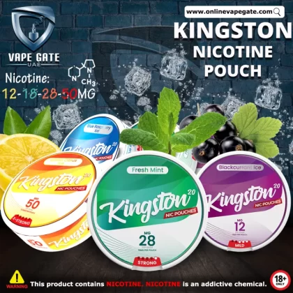Kingston Nicotine Pouches - 28 mg / Fresh Mint