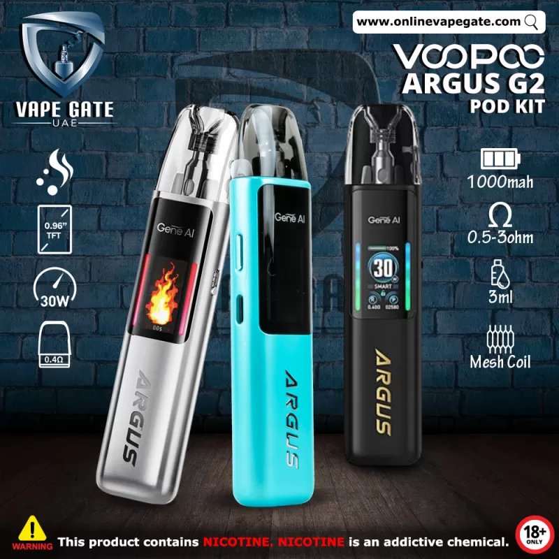 VOOPOO ARGUS G2 30W POD SYSTEM - Iris Blue