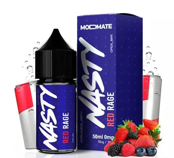Red Energy - Nasty Modmate 60ml (Red Rage) - 6 mg / 60 ml - Image 2