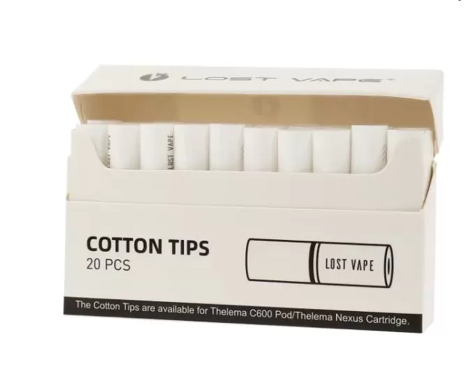 THELEMA NEXUS COTTON TIPS FILTER (Pack of 20) - Plain