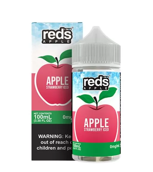 7 DAZE - RED'S APPLE - APPLE STRAWBERRY ICED - 6 mg - 60 ml