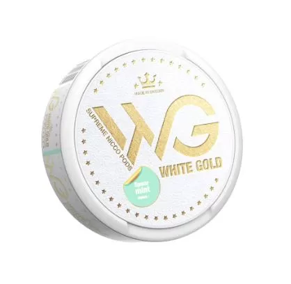 White Gold Nicotine Pouches - Spearmint