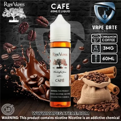 Cafe - 60ml E liquid by Ripe Vape - 3 mg / 60 ml