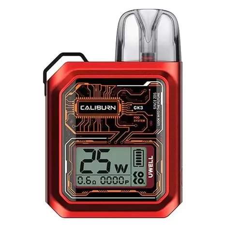 UWELL CALIBURN GK3 POD SYSTEM 900mah - Gunmetal Gray - Image 3