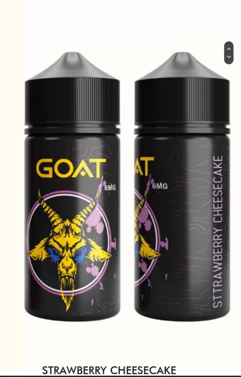 STRAWBERRY CHEESECAKE - GOAT ELIQUID - 6 mg / 120 ml