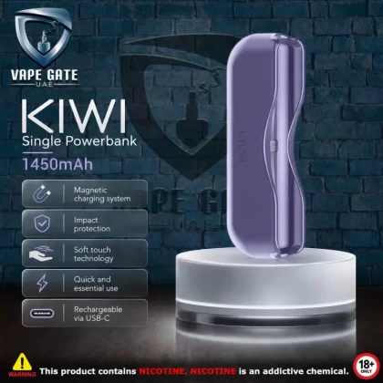 KIWI - Single Powerbank (1450mAh) - Iron Gate