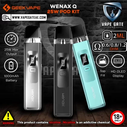 GEEKVAPE WENAX Q 25W POD KIT - Black