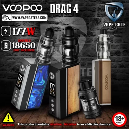 VOOPOO DRAG 4 Pod Kit 177W - Gunmetal & Rosewood
