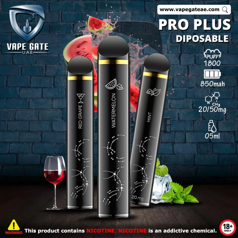 Pro Plus - Swiss Design 1800 Puffs Disposable Vape - 20 mg / Mint