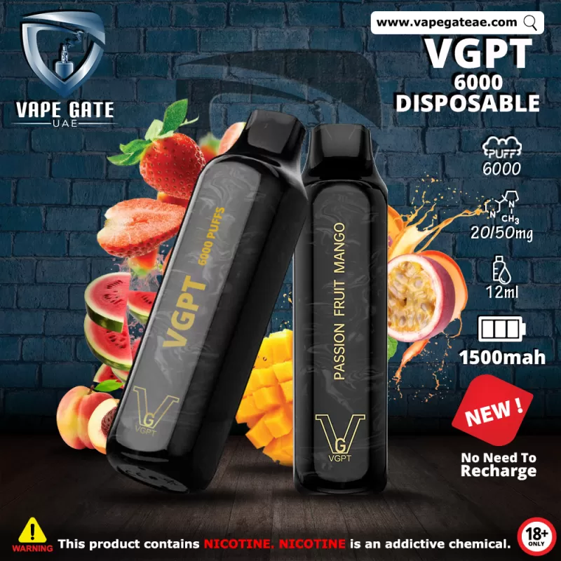 VGPT DISPOSABLE VAPE (6000 Puffs) - 50 mg / Mixberry - Image 2
