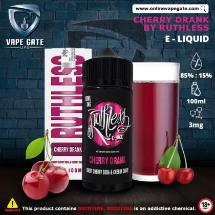 CHERRY DRANK BY RUTHLESS - 3 mg / 100 ml
