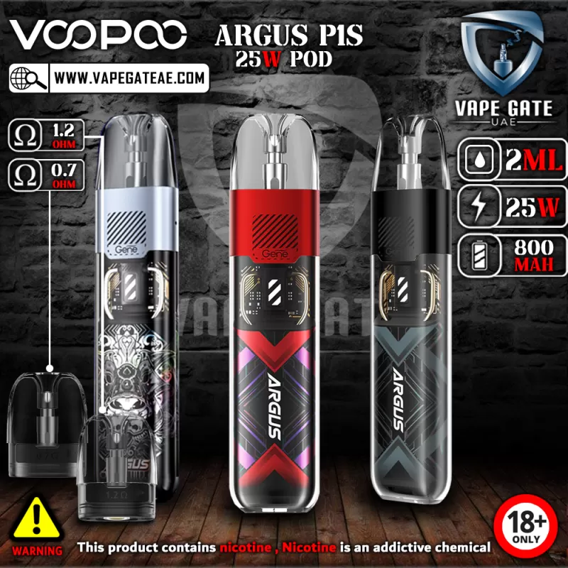 VOOPOO ARGUS P1S 25W POD SYSTEM - Cyber Black