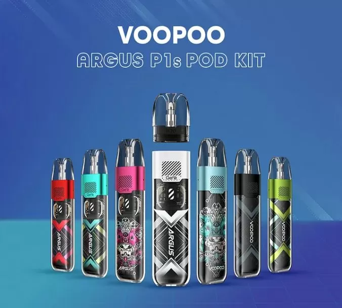 VOOPOO ARGUS P1S 25W POD SYSTEM - Creed Cyan - Image 2