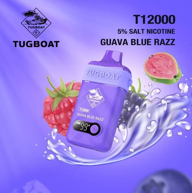 Tugboat T12000 Disposable Vape (12,000 Puffs) - 20 mg / Lush Ice - Image 3