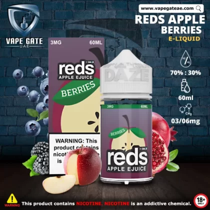 7 DAZE - RED'S APPLE - BERRIES - 6 mg - 60 ml